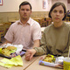 Klein and Ridenour celebrate their one-month anniversary at a local eatery.